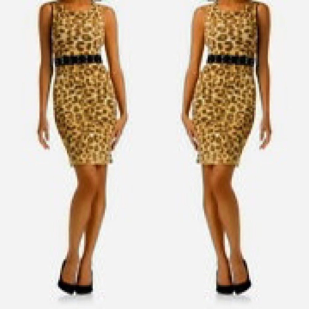 Kardashian Kollection Leopard Priny Dress